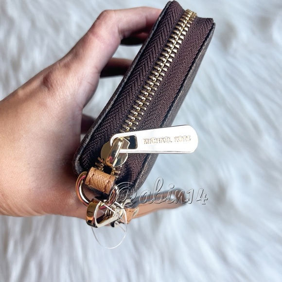 NWT Michael Kors Jet Set Continental Travel Wallet Wristlet Clutch - Picture 3 of 6